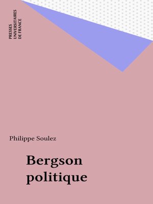 cover image of Bergson politique